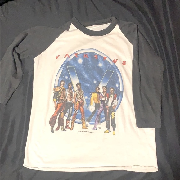 Tops - Authentic 1984 Jackson 5 vintage T GREAT DEAL